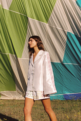 Riona Shorts Loretto Embroidery
