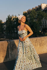 Celine Maxi Dress Seashell Tile