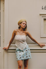 Rex Wrap Skirt Seashell Tile