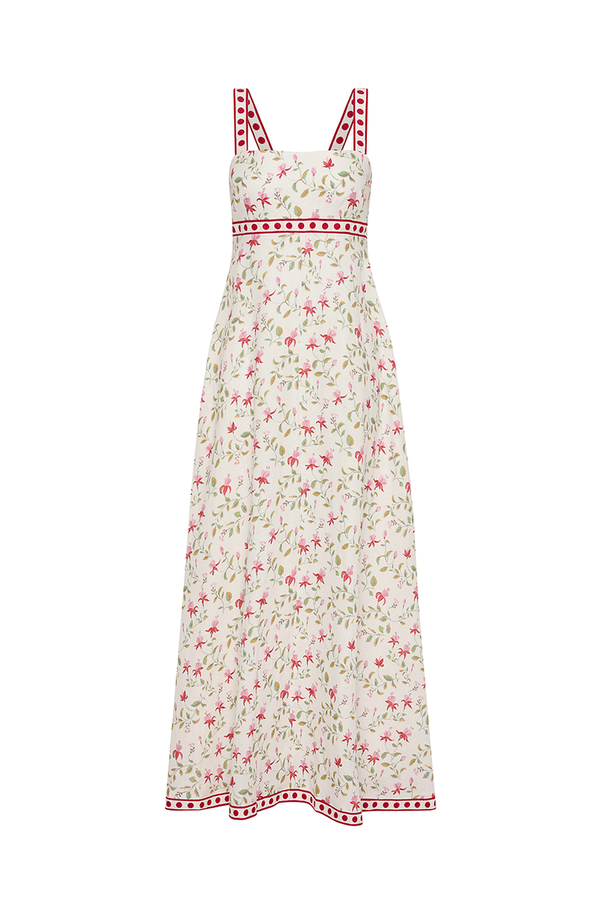 Belle Dress Pink Petals