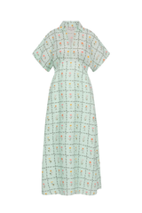 Jasmine Dress Calypso Tile