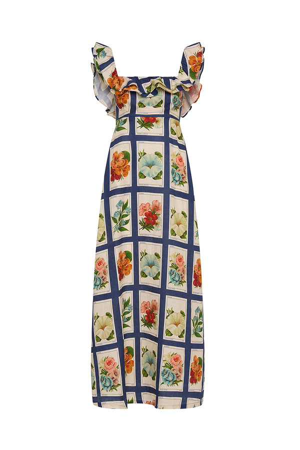 Gia Dress Vintage Botanical
