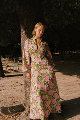 Elodie Dress Pink Jardin