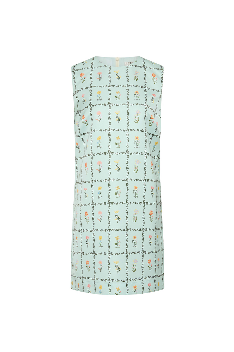 Ella Mini Dress Calypso Tile