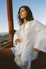 Riona Shirt Loretto Embroidery