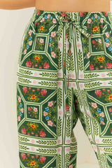 Palm Noosa Hallie Pants Flora Tile