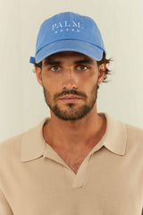 Palm Noosa Palm Noosa Cap Blue & White Cotton