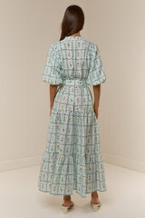 Dutton Dress Calypso Tile