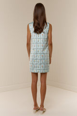 Ella Mini Dress Calypso Tile