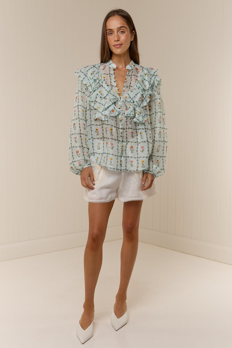 Suki Blouse Calypso Tile