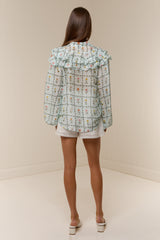 Suki Blouse Calypso Tile