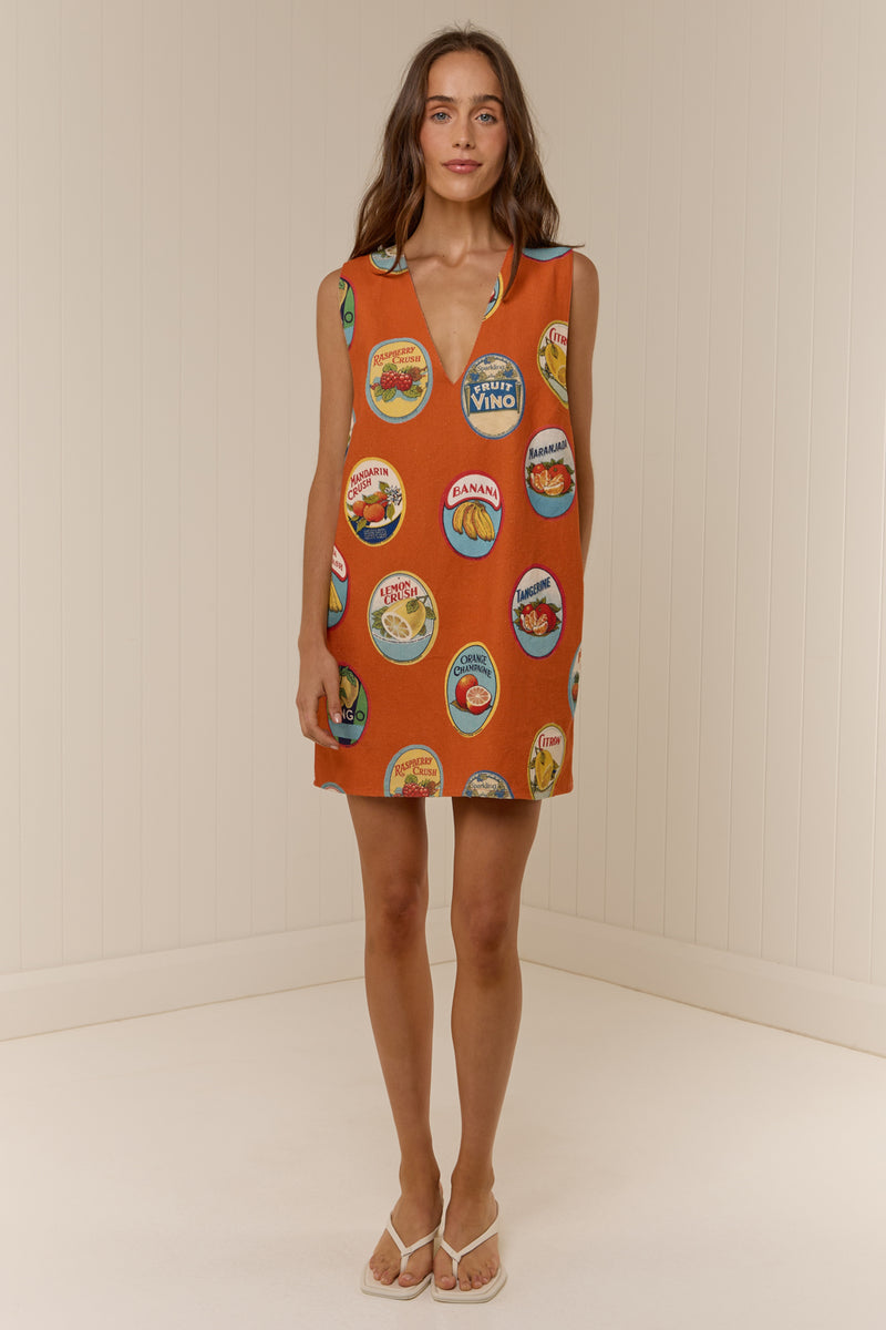 Louis Mini Dress La Fruta