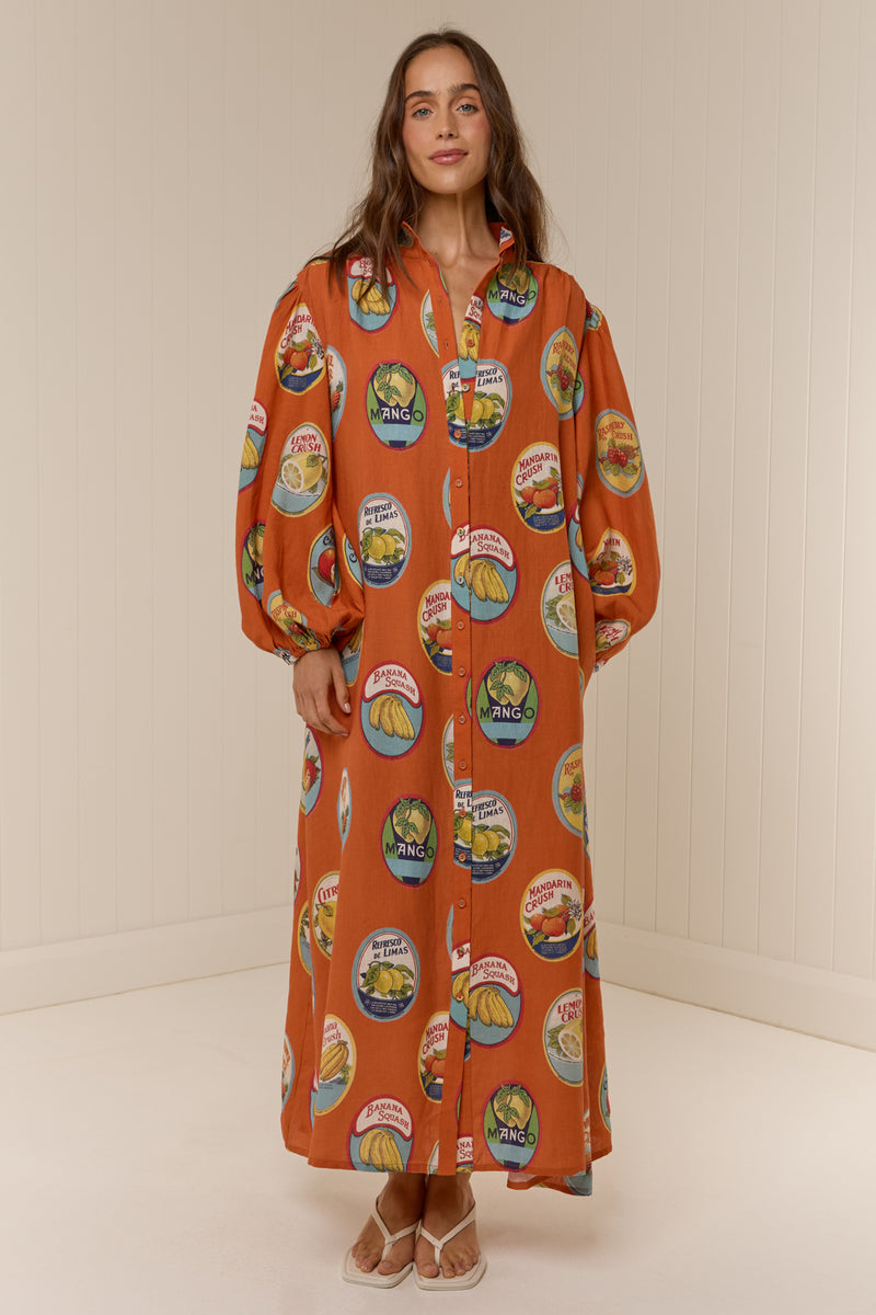 Noddy Dress La Fruta