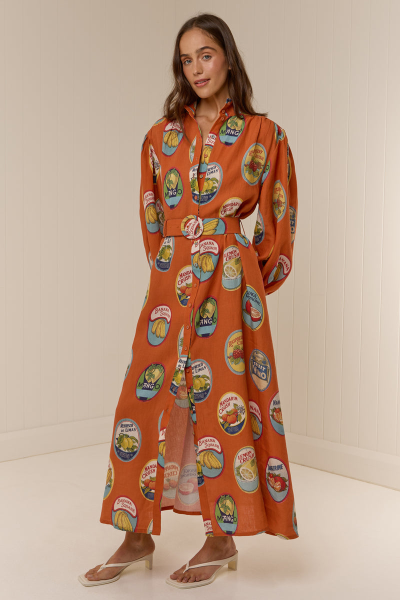 Noddy Dress La Fruta