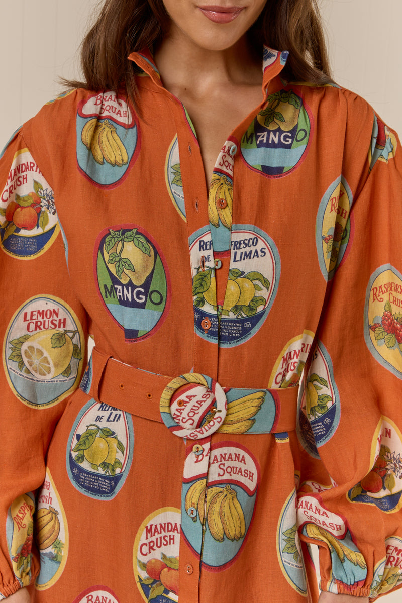 Noddy Dress La Fruta