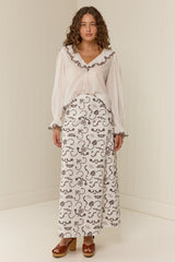 Caroline Skirt Regatta Embroidery