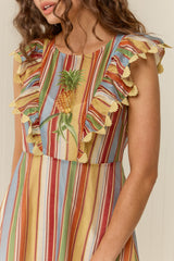 Quinn Dress Anana Stripe