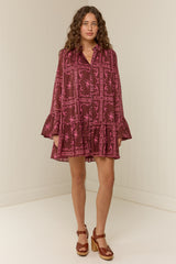 Eleanor Mini Dress Elizabeth Tile
