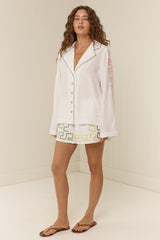 Riona Shirt Loretto Embroidery