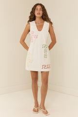 Betsy Mini Dress Loretto Embroidery