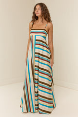 Raya Dress Harbour Stripe