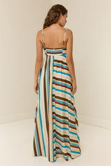 Raya Dress Harbour Stripe