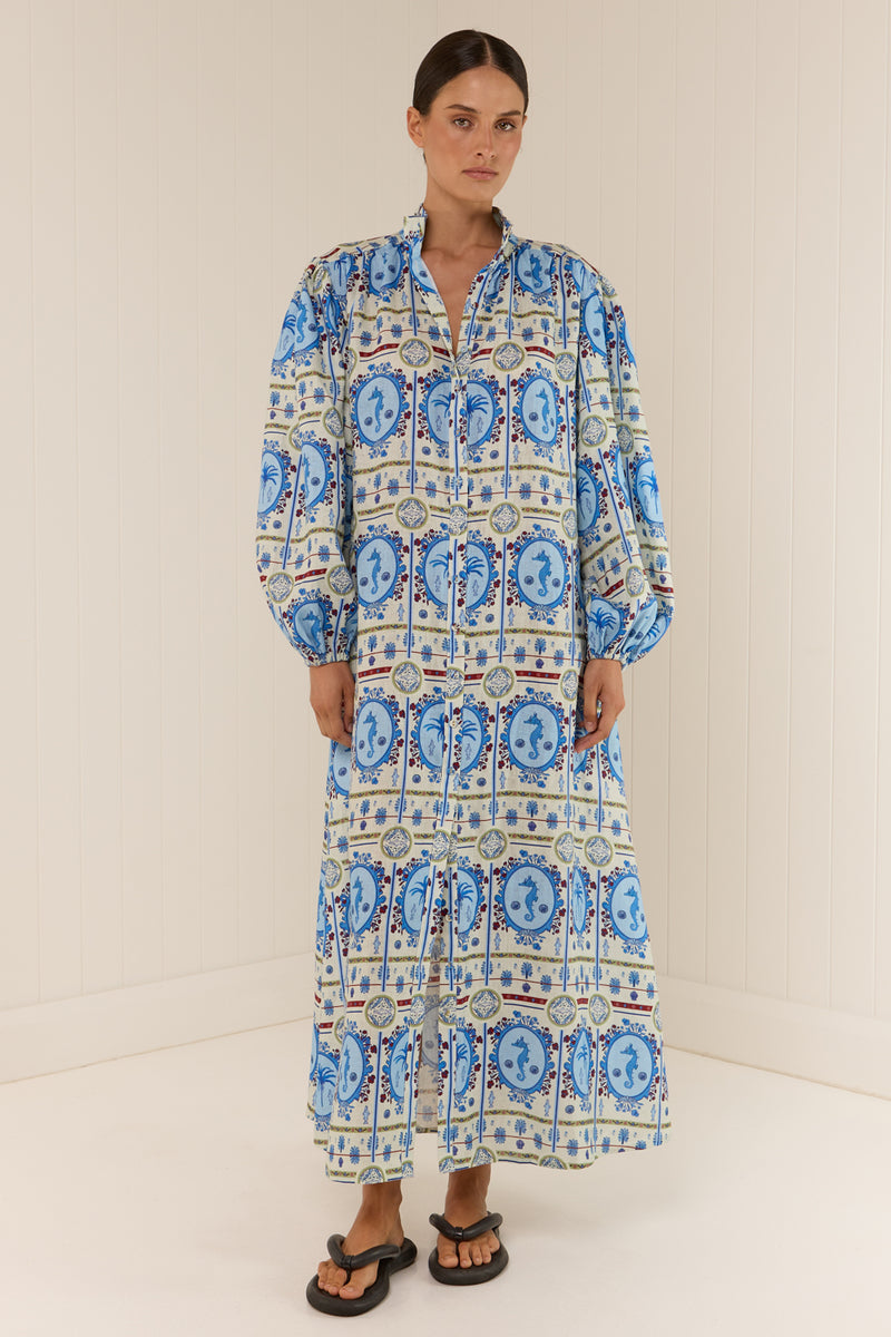 Noddy Dress Lagoona Tile