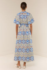 Carla Dress Lagoona Tile