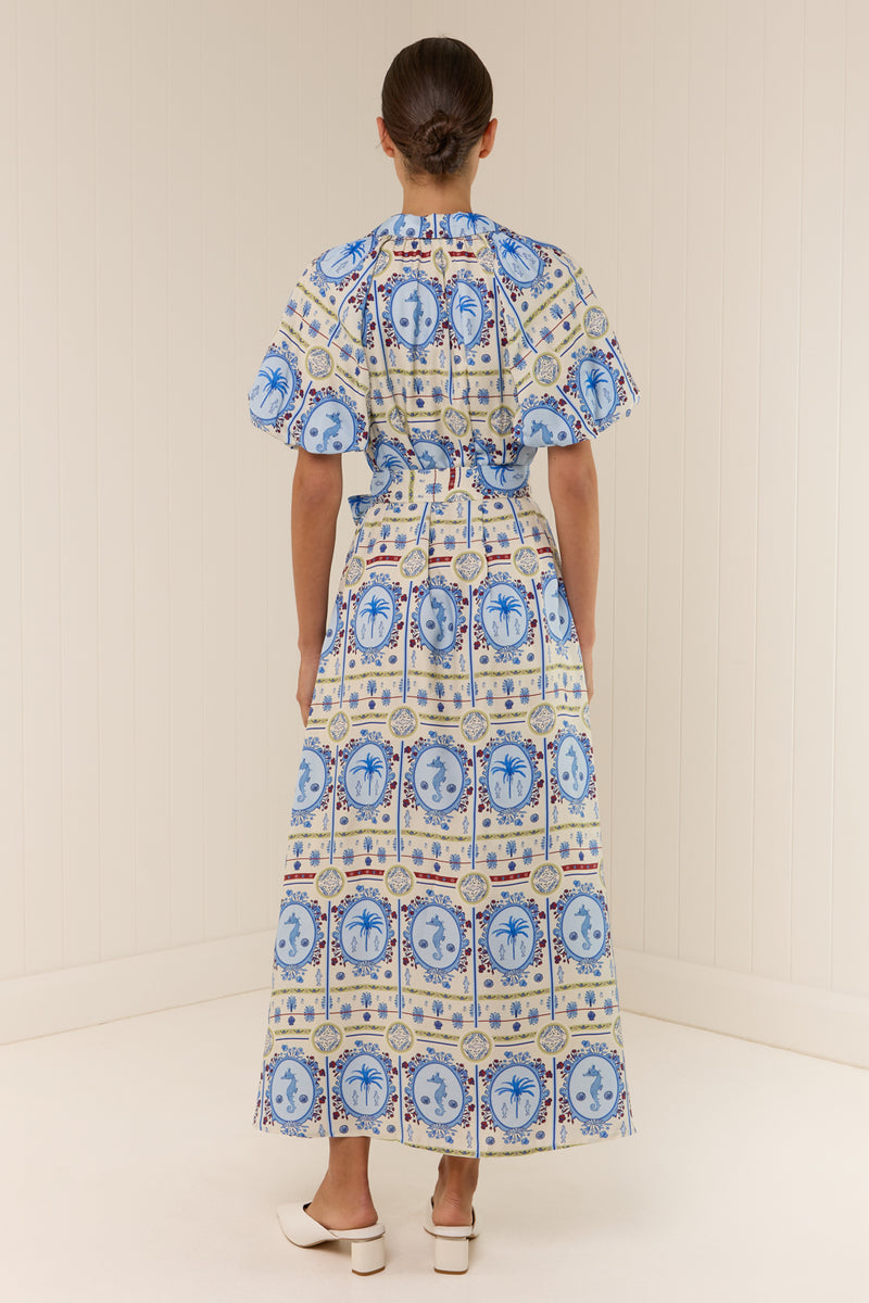 Carla Dress Lagoona Tile