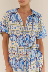 Carla Dress Lagoona Tile