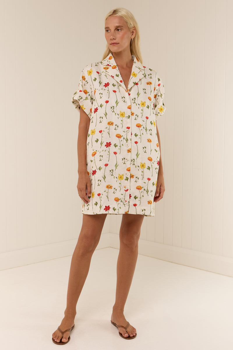 Rey Dress Garden Blooms