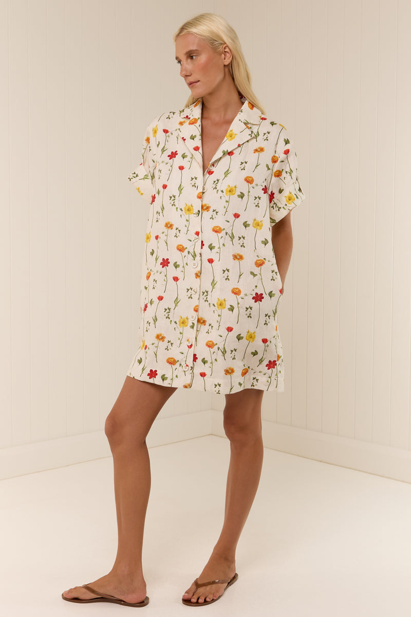 Rey Dress Garden Blooms