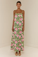 Alessia Dress Pink Jardin