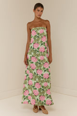 Alessia Dress Pink Jardin