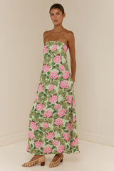 Alessia Dress Pink Jardin