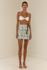 Rex Wrap Skirt Seashell Tile