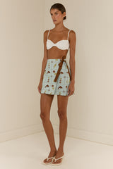 Rex Wrap Skirt Seashell Tile