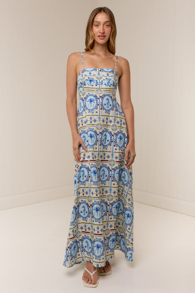 Primrose Dress Lagoona Tile