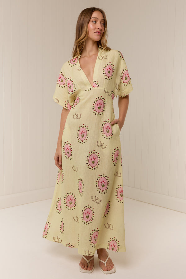 Jasmine Dress Savanna Tile