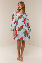 Kendall Mini Dress Sky Garden