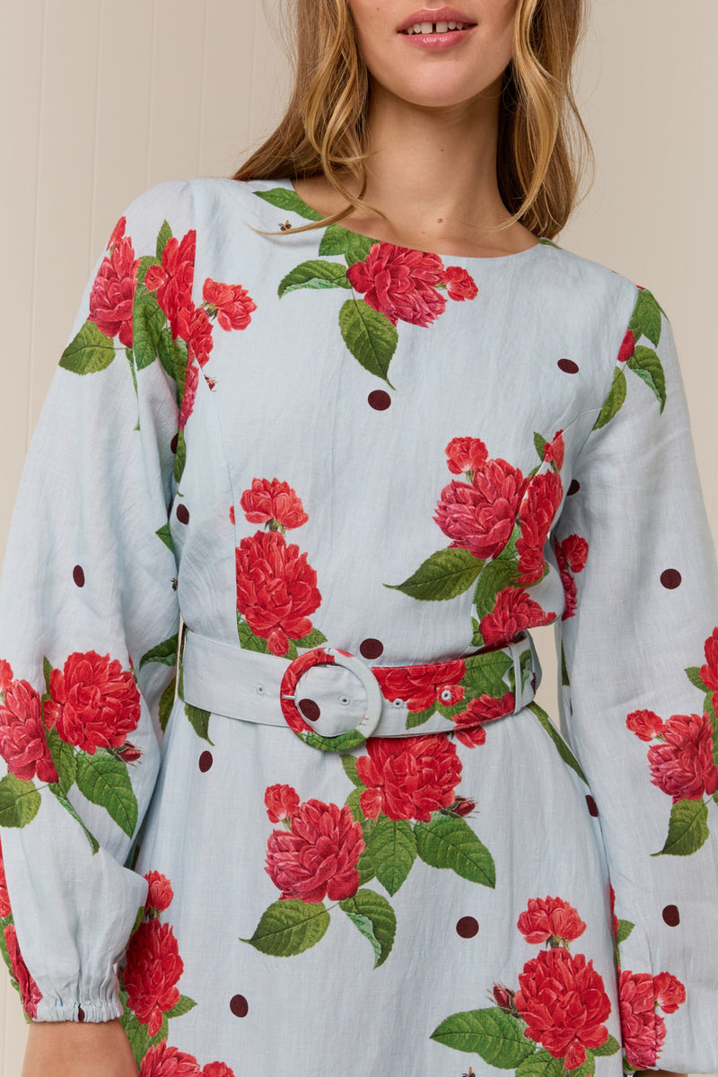 Melrose Dress Sky Garden