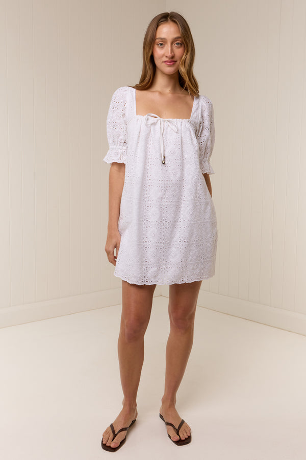 Cruise Mini Dress White