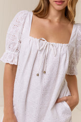 Cruise Mini Dress White
