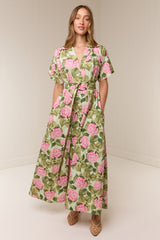 Sylvie Dress Pink Jardin