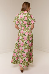 Sylvie Dress Pink Jardin