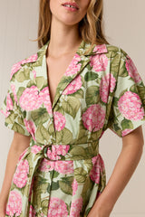 Sylvie Dress Pink Jardin