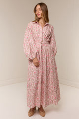 Mia Shirt Dress Luxembourg Tile