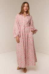 Mia Shirt Dress Luxembourg Tile