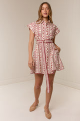 Manon Mini Dress Raye Fleur