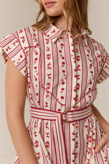 Manon Mini Dress Raye Fleur